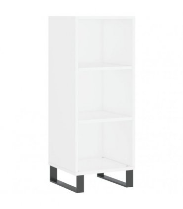 vidaXL Highboard White 34,5x34x180 cm Engineered Wood