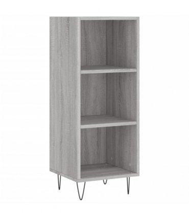 vidaXL Highboard Grey Sonoma 34,5x34x180 cm Engineered Wood
