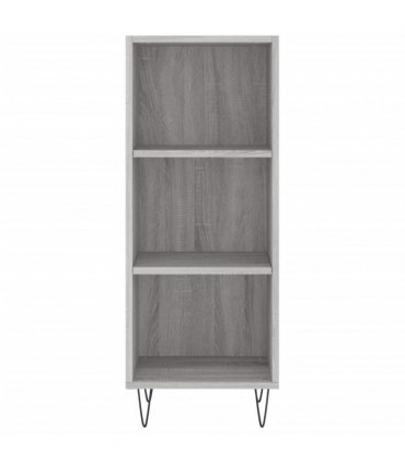 vidaXL Highboard Grey Sonoma 34,5x34x180 cm Engineered Wood