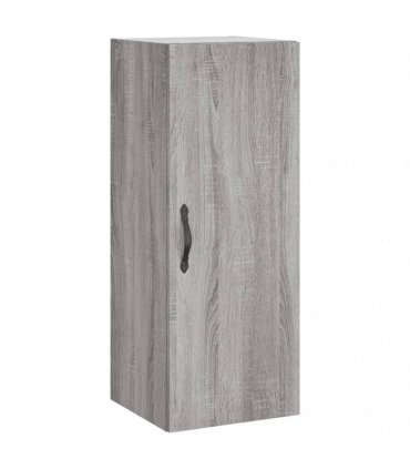 vidaXL Highboard Grey Sonoma 34,5x34x180 cm Engineered Wood