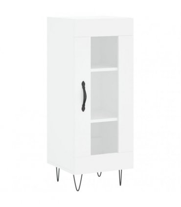vidaXL Highboard White 34,5x34x180 cm Engineered Wood