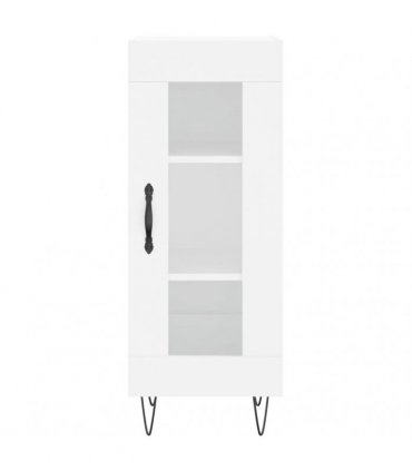 vidaXL Highboard White 34,5x34x180 cm Engineered Wood