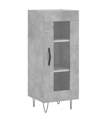 vidaXL Highboard Concrete Grey 34,5x34x180 cm Engineered Wood