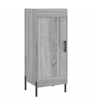vidaXL Highboard Grey Sonoma 34,5x34x180 cm Engineered Wood