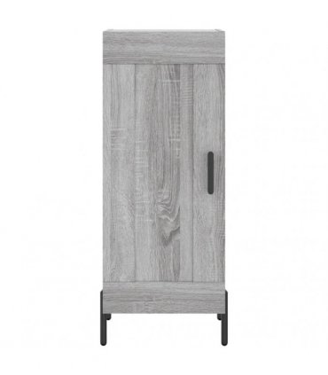 vidaXL Highboard Grey Sonoma 34,5x34x180 cm Engineered Wood