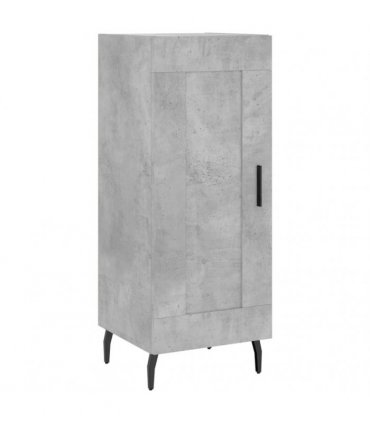 vidaXL Highboard Concrete Grey 34,5x34x180 cm Engineered Wood