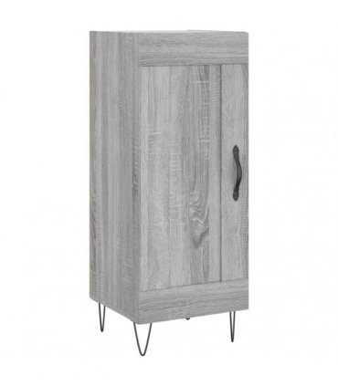 vidaXL Highboard Grey Sonoma 34,5x34x180 cm Engineered Wood