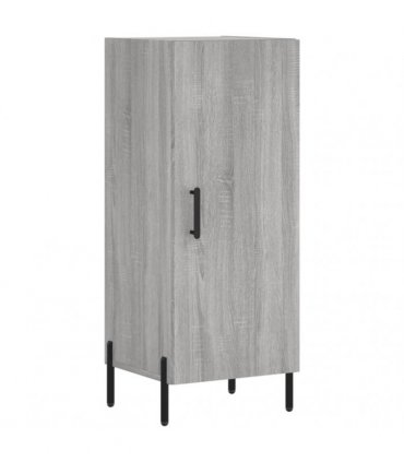 vidaXL Highboard Grey Sonoma 34,5x34x180 cm Engineered Wood