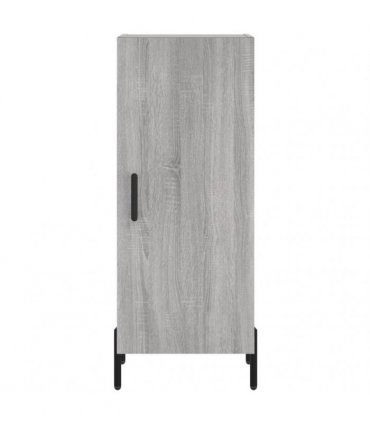 vidaXL Highboard Grey Sonoma 34,5x34x180 cm Engineered Wood