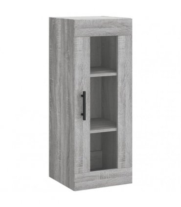 vidaXL Highboard Grey Sonoma 34,5x34x180 cm Engineered Wood