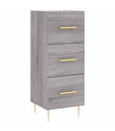 vidaXL Highboard Grey Sonoma 34,5x34x180 cm Engineered Wood