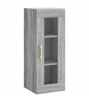 vidaXL Highboard Grey Sonoma 34,5x34x180 cm Engineered Wood
