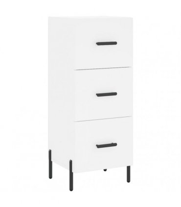 vidaXL Highboard White 34,5x34x180 cm Engineered Wood