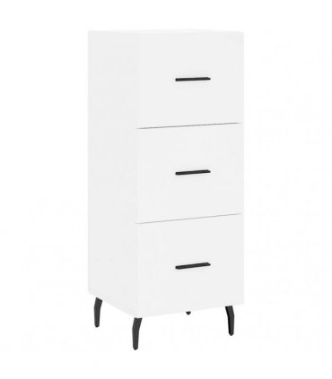 vidaXL Highboard White 34,5x34x180 cm Engineered Wood