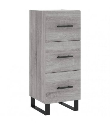 vidaXL Highboard Grey Sonoma 34,5x34x180 cm Engineered Wood