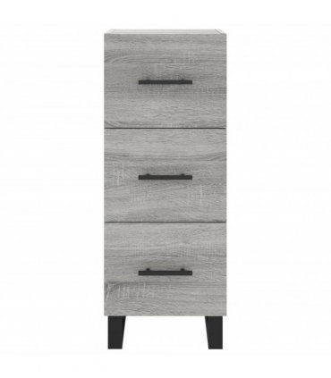 vidaXL Highboard Grey Sonoma 34,5x34x180 cm Engineered Wood