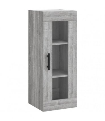 vidaXL Highboard Grey Sonoma 34,5x34x180 cm Engineered Wood