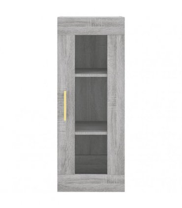 vidaXL Highboard Grey Sonoma 34,5x34x180 cm Engineered Wood