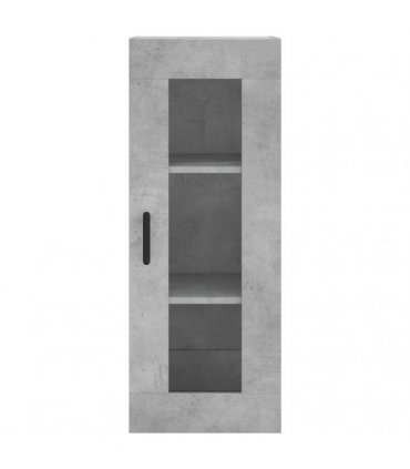vidaXL Highboard Concrete Grey 34,5x34x180 cm Engineered Wood