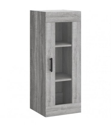 vidaXL Highboard Grey Sonoma 34,5x34x180 cm Engineered Wood