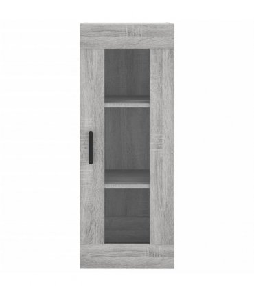 vidaXL Highboard Grey Sonoma 34,5x34x180 cm Engineered Wood