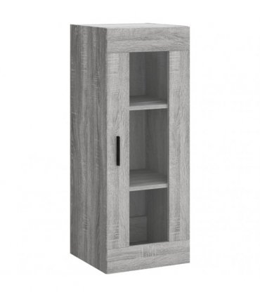 vidaXL Highboard Grey Sonoma 34,5x34x180 cm Engineered Wood
