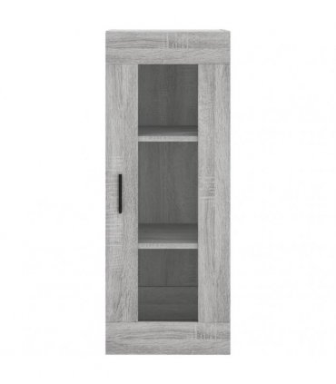 vidaXL Highboard Grey Sonoma 34,5x34x180 cm Engineered Wood