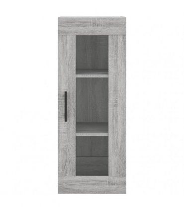 vidaXL Highboard Grey Sonoma 34,5x34x180 cm Engineered Wood
