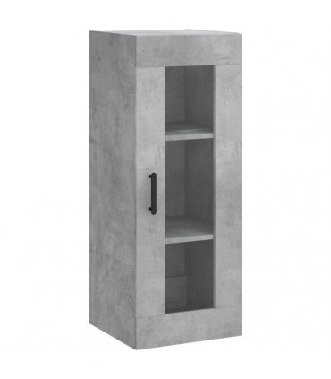 vidaXL Highboard Concrete Grey 34,5x34x180 cm Engineered Wood