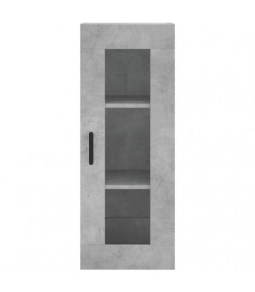 vidaXL Highboard Concrete Grey 34,5x34x180 cm Engineered Wood