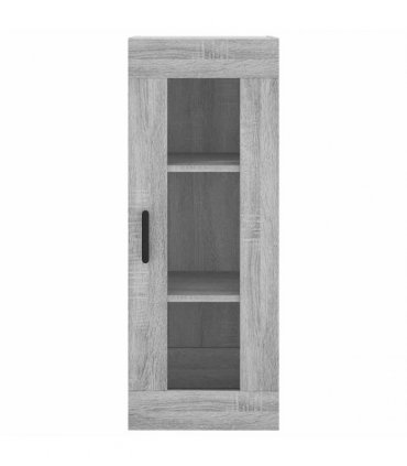 vidaXL Highboard Grey Sonoma 34,5x34x180 cm Engineered Wood