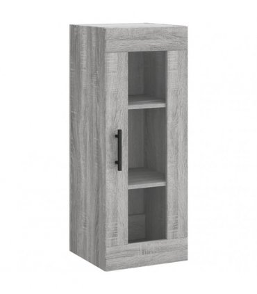 vidaXL Highboard Grey Sonoma 34,5x34x180 cm Engineered Wood