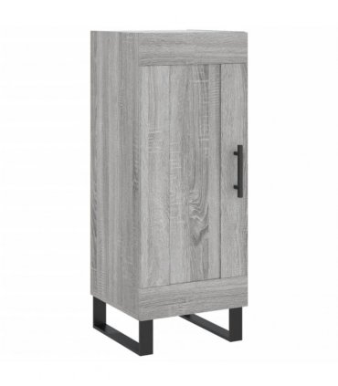 vidaXL Highboard Grey Sonoma 34,5x34x180 cm Engineered Wood