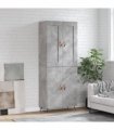 vidaXL Highboard Concrete Grey 69,5x34x180 cm Engineered Wood