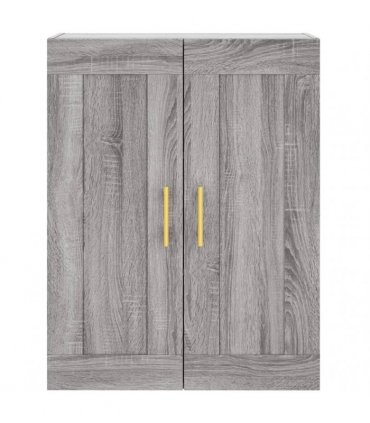 vidaXL Highboard Grey Sonoma 69,5x34x180 cm Engineered Wood