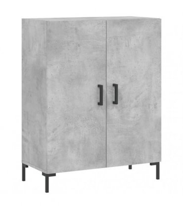 vidaXL Highboard Concrete Grey 69,5x34x180 cm Engineered Wood