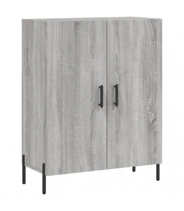vidaXL Highboard Grey Sonoma 69,5x34x180 cm Engineered Wood