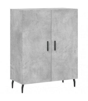 vidaXL Highboard Concrete Grey 69,5x34x180 cm Engineered Wood