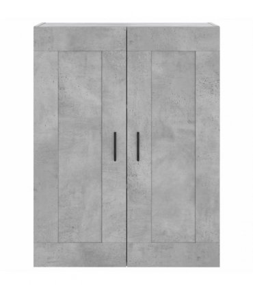 vidaXL Highboard Concrete Grey 69,5x34x180 cm Engineered Wood