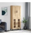 vidaXL Highboard Sonoma Oak 69,5x34x180 cm Engineered Wood