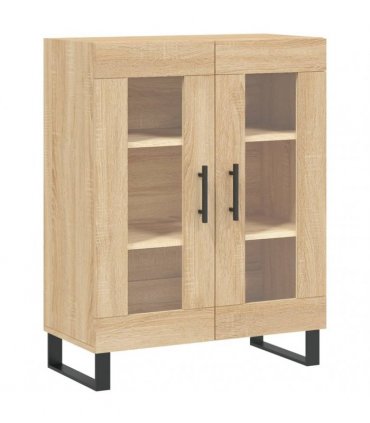 vidaXL Highboard Sonoma Oak 69,5x34x180 cm Engineered Wood