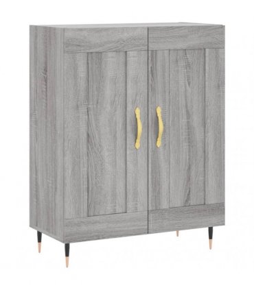 vidaXL Highboard Grey Sonoma 69,5x34x180 cm Engineered Wood