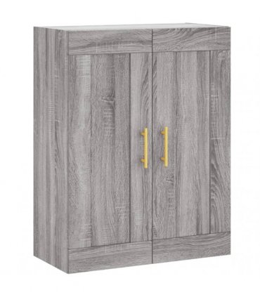 vidaXL Highboard Grey Sonoma 69,5x34x180 cm Engineered Wood