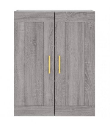 vidaXL Highboard Grey Sonoma 69,5x34x180 cm Engineered Wood