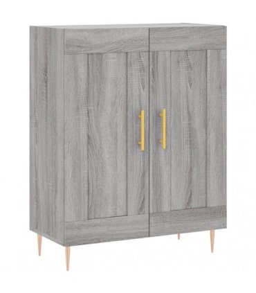 vidaXL Highboard Grey Sonoma 69,5x34x180 cm Engineered Wood