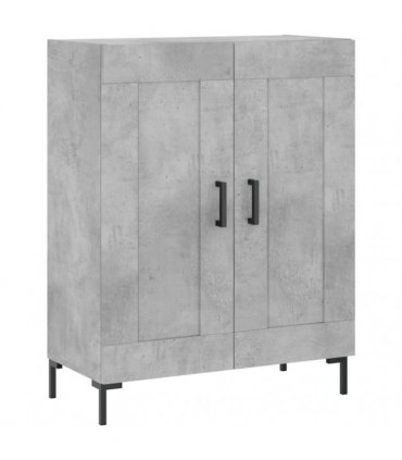 vidaXL Highboard Concrete Grey 69,5x34x180 cm Engineered Wood