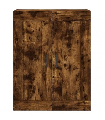 vidaXL Highboard Smoked Oak 69,5x34x180 cm Engineered Wood