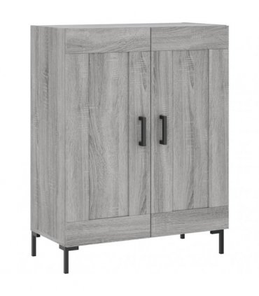 vidaXL Highboard Grey Sonoma 69,5x34x180 cm Engineered Wood