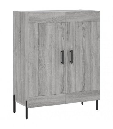 vidaXL Highboard Grey Sonoma 69,5x34x180 cm Engineered Wood