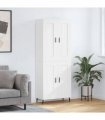 vidaXL Highboard White 69,5x34x180 cm Engineered Wood